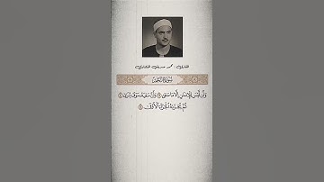 سورة النجم | الآية 39-41 | الشيخ محمد صديق المنشاوي رحمه #القرآن_الكريم