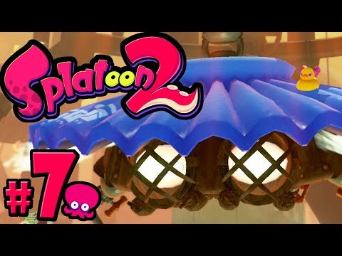 Splatoon 2 - Single Player PART 7 - Switch Gameplay Walkthrough - Story: World 4 + 4th Boss - Brella