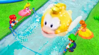 Super Mario Party - Minigames - Mario vs Peach vs Luigi vs Daisy (Master CPU)