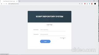 Script Repository System