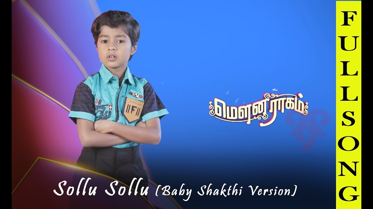 Mouna Raagam Serial Sollu Sollu Baby Shakthi Version Full Song  Triple 9 Media