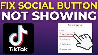 How To Fix Social Button Not Showing In TikTok (2025) screenshot 3
