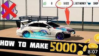 How To Make 5000 Coins Easy Method Car Parking Multiplayer Credit 93 Rissc