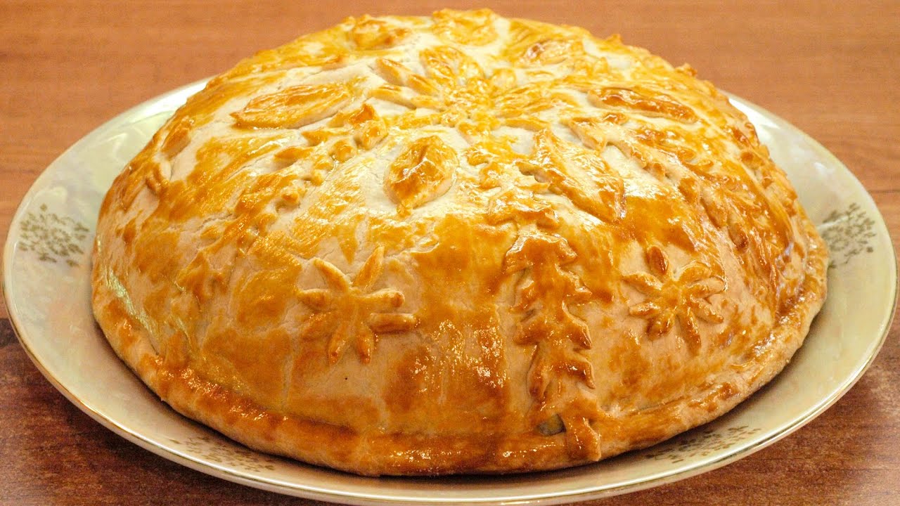 ⁣Курник - готовим праздничный пирог! / Russian chicken pie Kurnik ♡ English subtitles