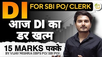 🔥Data interpretation Tricks for SBI PO, SBI Clerk 2024 | One Shot DI for Banking Exam | Vijay Mishra