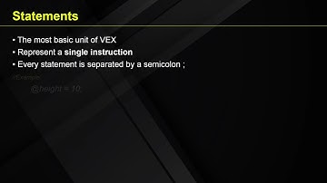 Houdini VEX | 08 - Statements