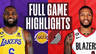 Game Recap: Lakers 121, Trail Blazers 112