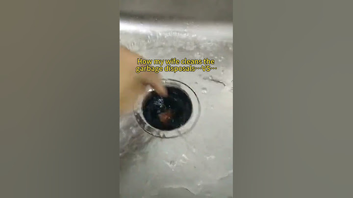 How did my son clean the garbage disposal? #garbagedisposal #kitchen #sink #funny  #factory