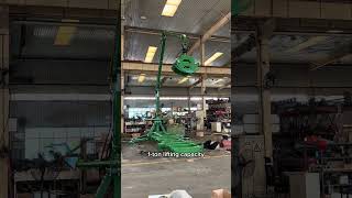 Heavy duty 7.5m forestry crane trailer #forestrymachines #forestryequipment #logtrailer