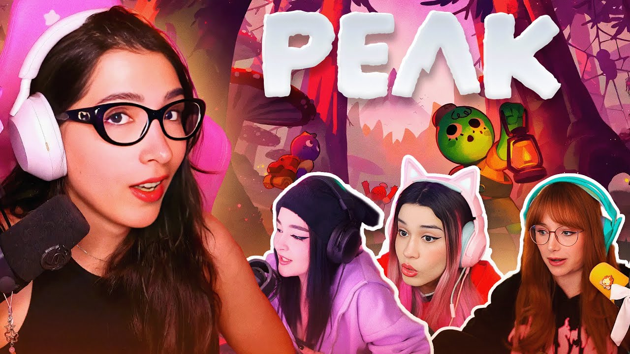 PROBANDO LO NUEVO! 😱🤣 | NEZUMI juega PEAK con MOLLY, PATTY y CAPRI