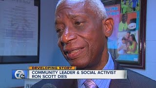 Community Leader And Social Activist Ron Scott Dies