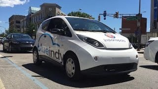 BlueIndy Car Sharing in Indianapolis Ride Along | Autoblog