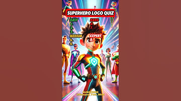 Guess The Logo Quiz Game! Can You Name These Superhero Logos? #quiz #trivia