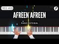 Afreen Afreen Piano Tutorial Instrumental Cover | Momina Mustehsan | Coke studio