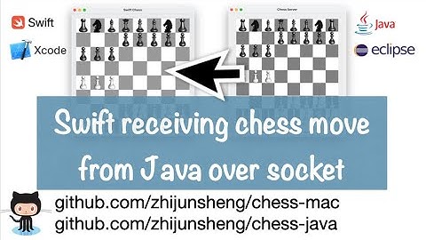 macOS Cocoa 059: Swift receiving chess move from Java over socket