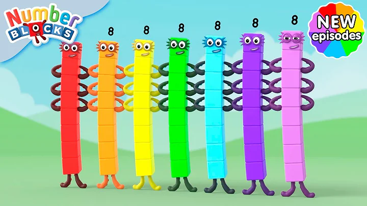 The Rainbow Makers | Series 7 | Learn Multiplication | Learn to Count | Numberblocks
