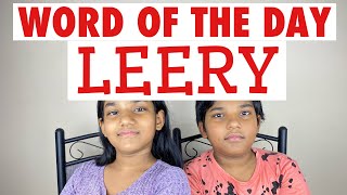 Leery meaning | leery | leery pronunciation