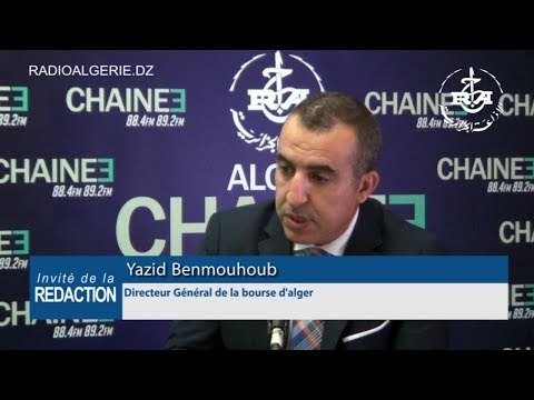 yazid benmouhoub directeur général de la bourse d'alger