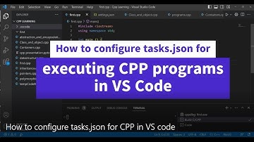 How to configure tasks for executing C/CPP in VS code. #vscode #visualstudiocode #cpp #debugging
