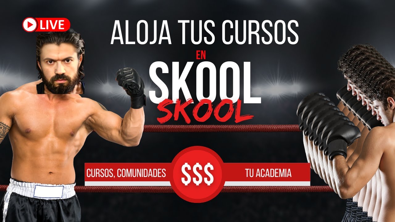 "SKOOL La MEJOR Plataforma Definitiva para Crear, Vender Cursos  y productos Digitales 2024
