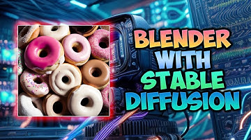 Blender with Stable Diffusion Tutorial - Donuts