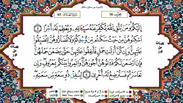 سورة الطلاق كاملة برواية ورش عن نافع للقارئ الشيخ ياسين الجزائري