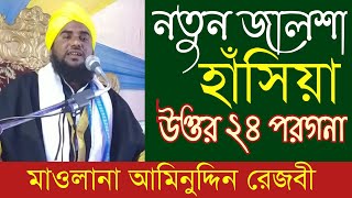 মাওলানা আমিনুদ্দিন রেজবী || নতুন জালশা || হাঁসিয়া_উত্তর ২৪ গরগনা ||