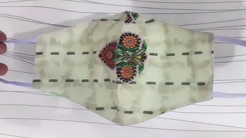 Very Easy New Style Pattern Mask  Fast And Easy Way To Make Face Mask In 5 minutes Breathable Mask