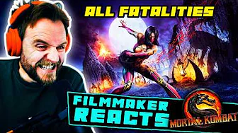 FILMMAKER REACTS: MORTAL KOMBAT 9 | ALL FATALITIES AND X-RAYS!!