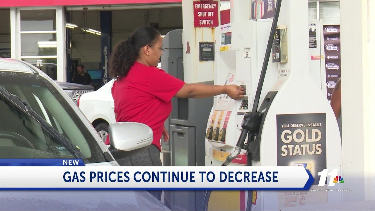 GAS PRICES CONTINUE TO DECREASE - YouTube