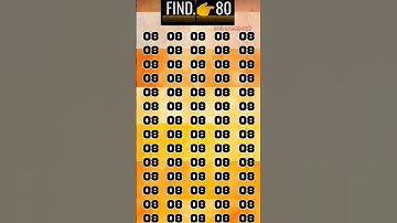 Find 👉 80 odd number puzzle 🧩 #quiz #paheliyangk #quiztime #games #challenge