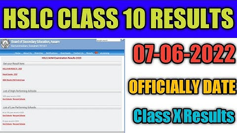 How to Check Assam HSLC result? | Assam HS 2022 Result |  Assam HSLC Result Latest News 2022 |