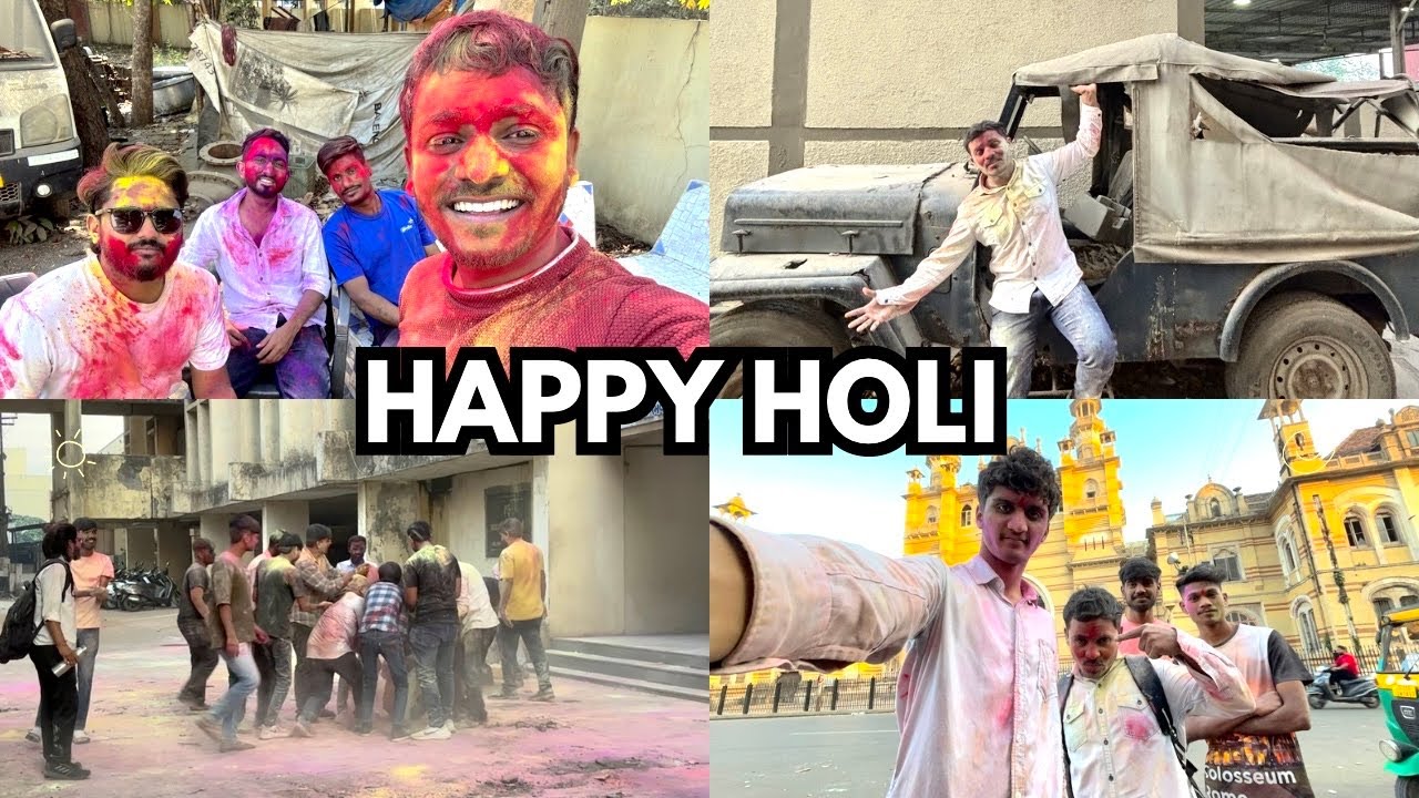 Holi vlog 2026 😍 ફુલ ભકકા માં boys 