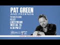 Pat Green & Friends: Central Texas Flood Relief Livestream