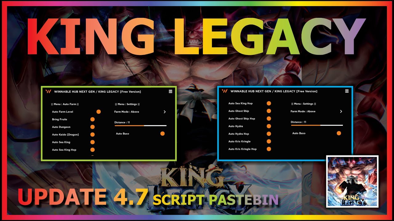 KING LEGACY (UPDATE 4.6) – ScriptPastebin