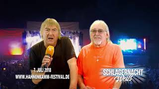 Die Amigos bei der 4. Schlagernacht in Weiß 2018