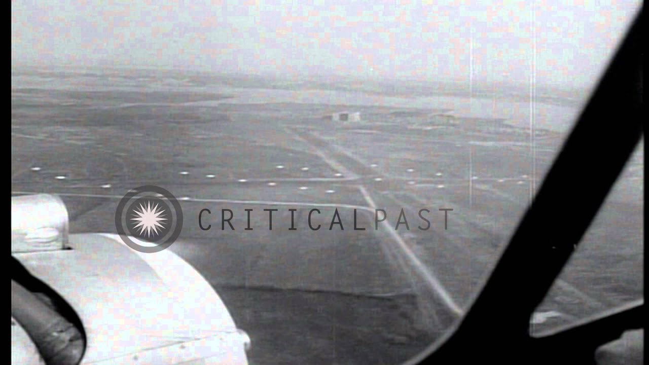 US Army Air Forces P-36 fighter planes perform demonstration flights at Langley A...HD Stock Footage