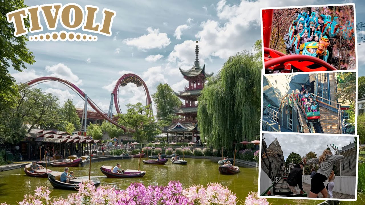 SPRINGEN UIT EEN RIJDENDE ACHTBAANTREIN!!! TIVOLI GARDENS