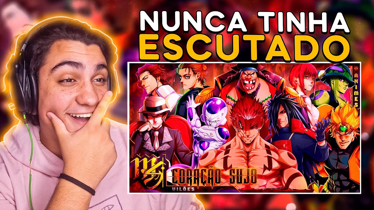 KKREACT | Vilões (Animes) - Coração Sujo | M4rkim