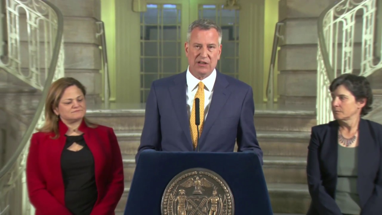 Mayor de Blasio Makes Announcement with Speaker Mark-Viverito mayor de blasio children