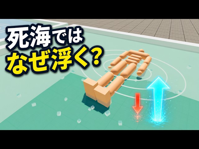 なぜ死海では体が凄く浮くのか？原理を解説する
