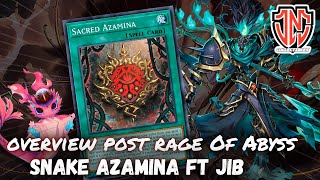 Yugioh Azamina Snake-Eye Overview and Combo! Tier 0?! Ft. Team JNC Jib