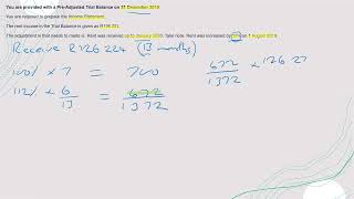 Income Statement and Rent Adjustment