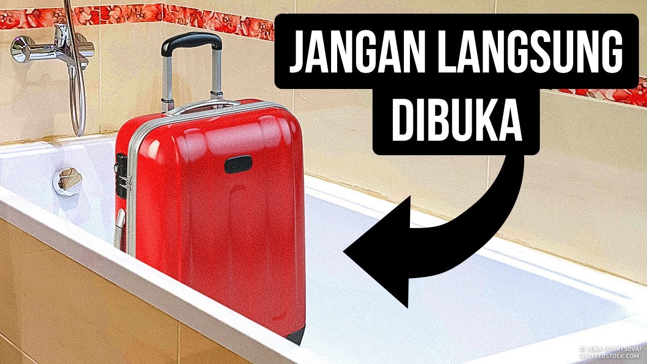 Setelah Sampai di Kamar Hotel, Taruh Dulu Kopermu di Bathtub YouTube
