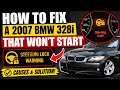 How to Fix a 2007 BMW 328i That Won’t Start (Steering Lock Warning)