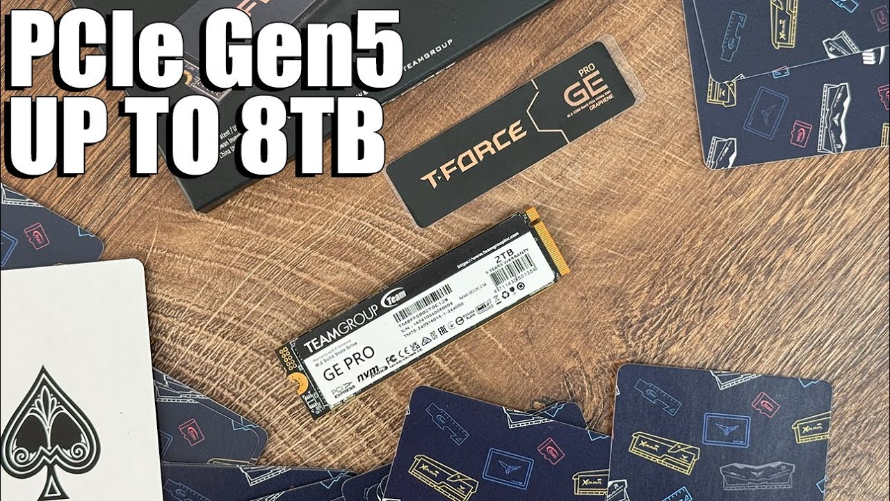 TEAMGROUP T-FORCE GE PRO Gen5x4 2TB - Review - YouTube