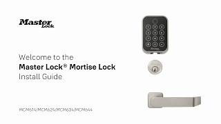 Famous How to Install: Master Lock Mortise Lock Wealth