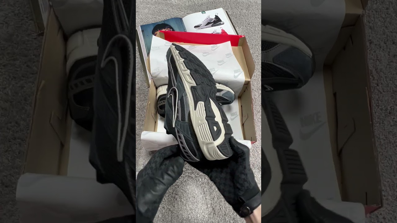 Мужские кроссовки замша текстиль Nike Initiator Black Grey White, кеды Найк A4025