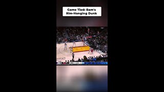 BAM's EPIC SLAM DUNK SEALS THE WIN! #nba #basketball #shorts