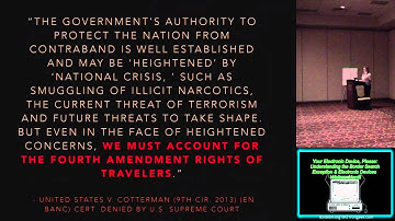 BG05 Your Electronic Device Please Understanding the Border Search Exception Electronic Devices Whit